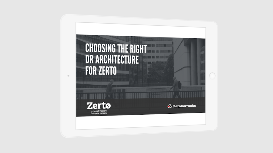Choosing The Right DR Architecture For Zerto - Webinar
