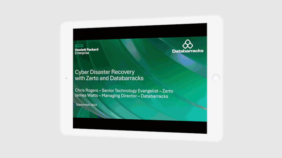 Cyber-Disaster-Recovery-Zerto-and-Databarracks - Webinar