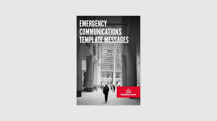 Emergency Communications Template Messages