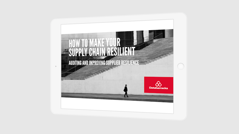 How to make your supply chain resilience - Auditing and improving supplier resilience - Webinar