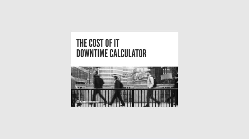 The Cost Of IT Downtime Calculator