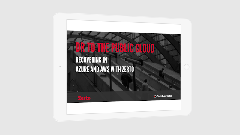 DR to the Public Cloud - Recovering in Azure and AWS with Zerto - Webinar