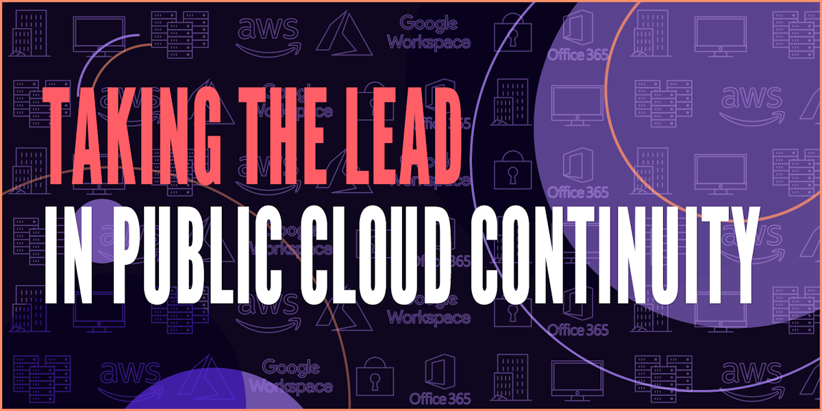 Taking the lead in public cloud continuity
