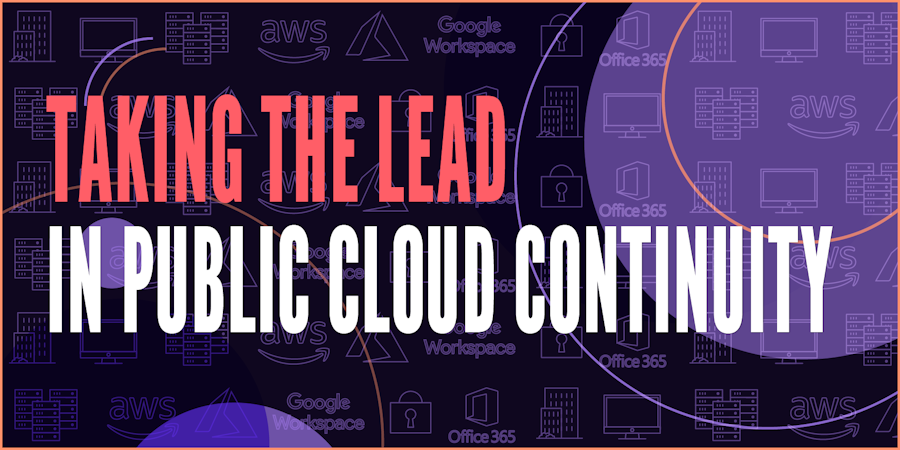 Taking the lead in public cloud continuity