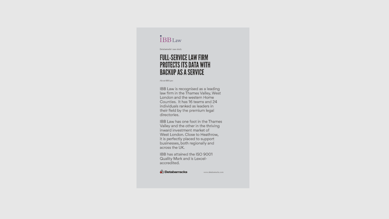 IBB Law Case Study