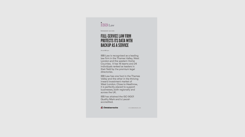 IBB Law Case Study